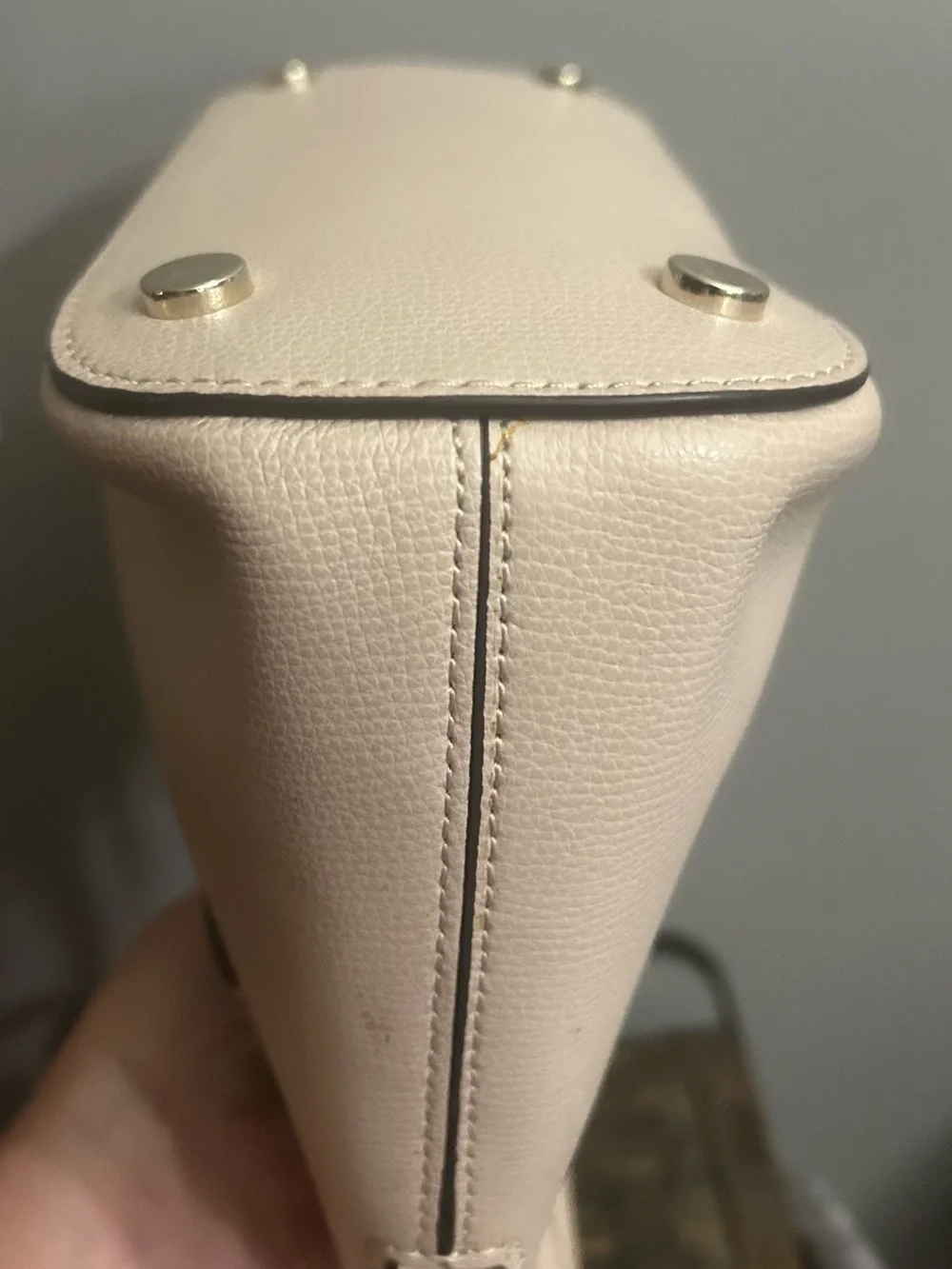 kate spade Cream Dome Satchel with Top Handles & Strap ♠️